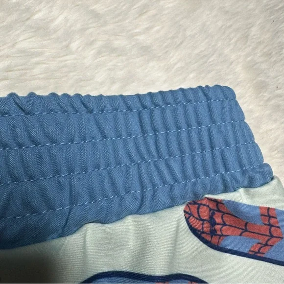 Disney Spider-Man Swimsuit 2 Pc Blue & White Size 6 - Picture 16 of 16